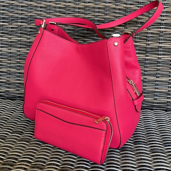 Kate Spade leila md triple compartment shoulder bag & leila lg continentl wallet - Picture 7 of 16